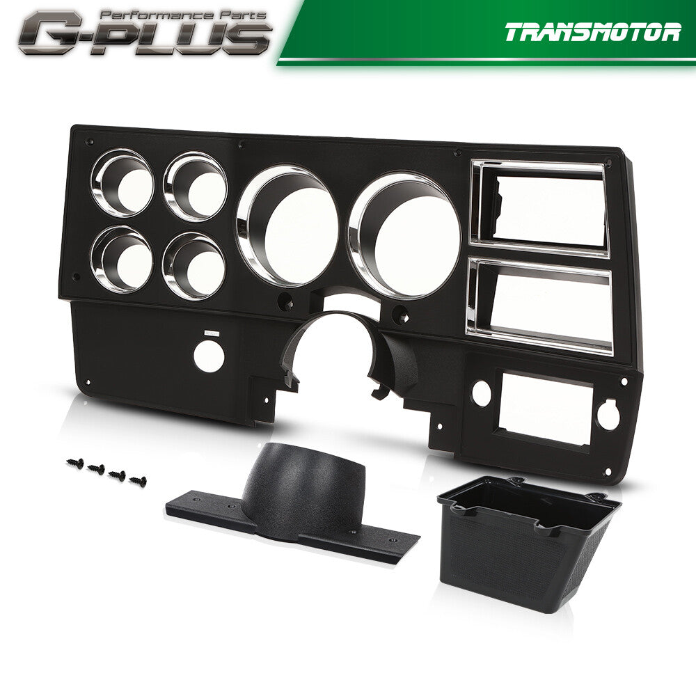 Fits 1984-1987 for Chevrolet for GMC truck DASH BEZEL with low-color cover.