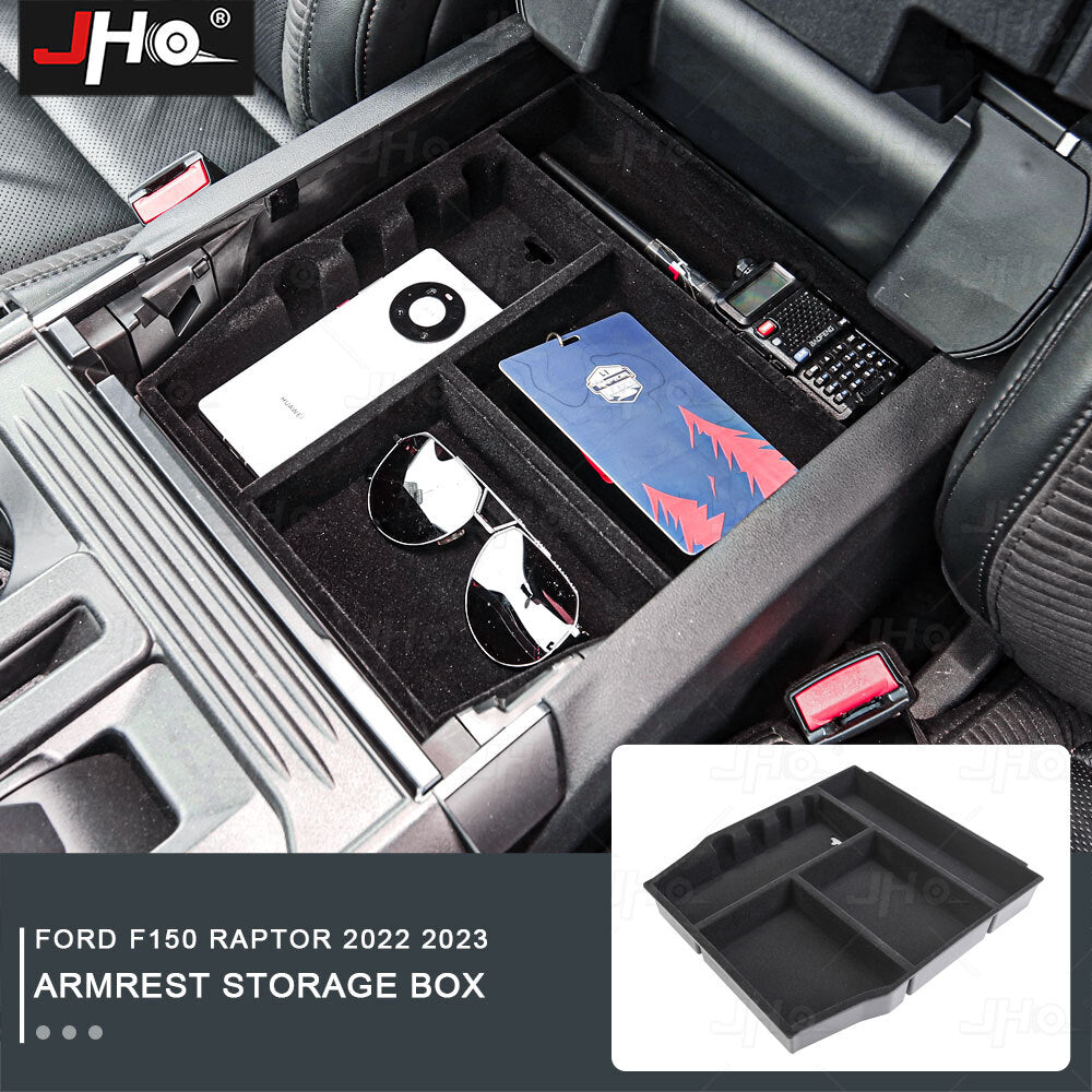 Car Front Armrest Box Flock Insert Storage Tray for Ford F150 new