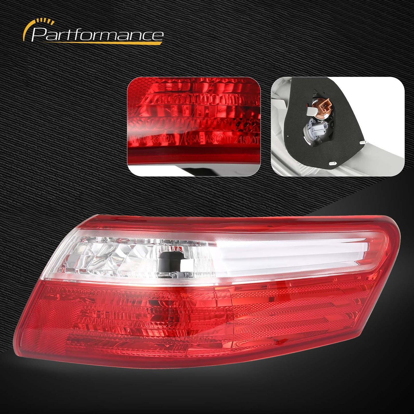 2007-2008 for Toyota for Camry taillight and rear brake light assembly on the right side
