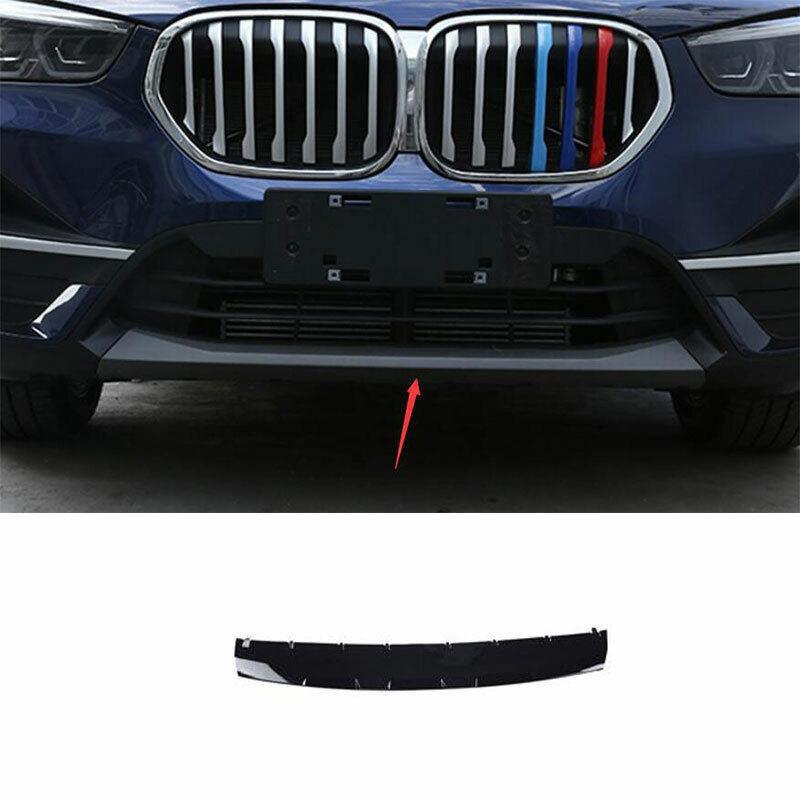 Fit for BMW X1 F48 2020-2021 ABS Black Front Bumper Diffuser Board Guard 1PCS