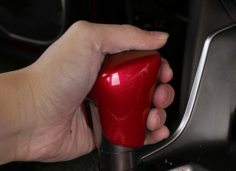Center Gear Shift Lever Knob Cover Trim for Honda Accord 10th 18-2022 Bright Red