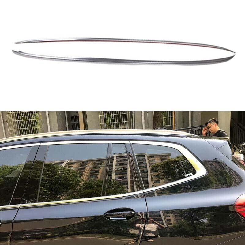 2Pcs 2020 2021 2022 Roof Rail Rack Side Rail Bar Fits for BMW IX3 Aluminum