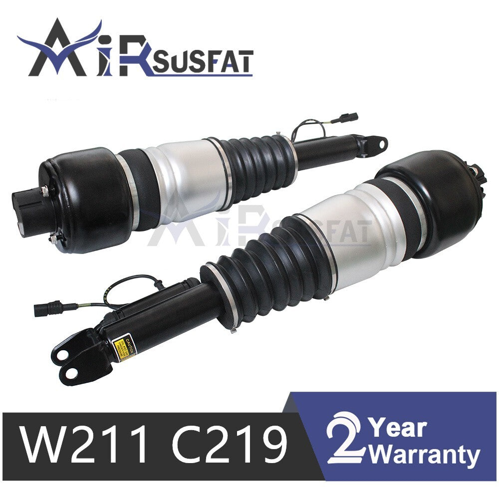 Pair for Mercedes W211 C219 S211 CLS E Class Front Air Suspension Struts 2003-09