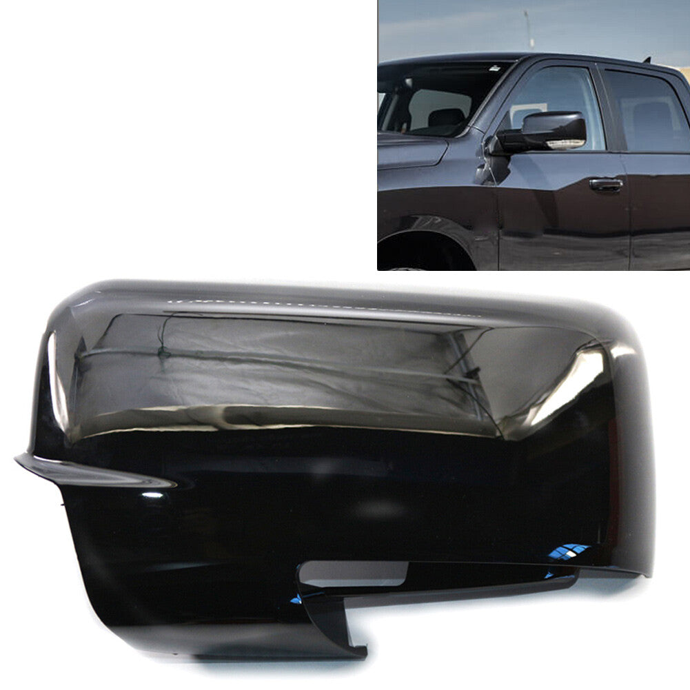 Gloss Black Mirror Housing Cover Caps for Dodge for Ram 1500 2500 3500 2013-2018