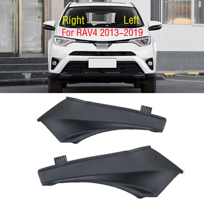 Pair Front Windscreen Wrap Corner Trim Wiper Side Trim for Toyota RAV4 2013-2019