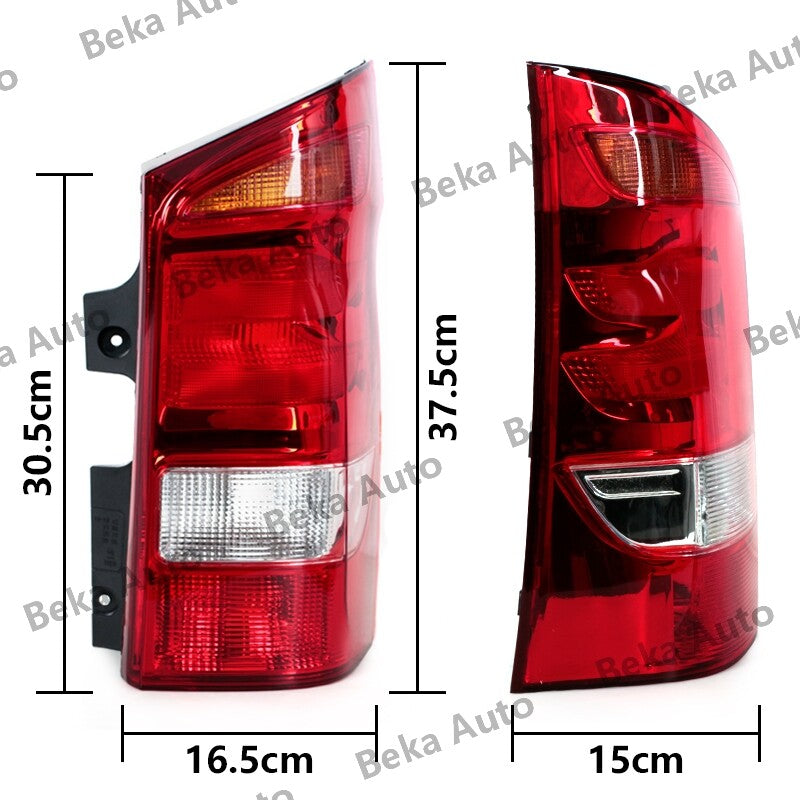 1-piece pack suitable for Mercedes-Benz Metris 2016-2019 right taillight housing without bulb