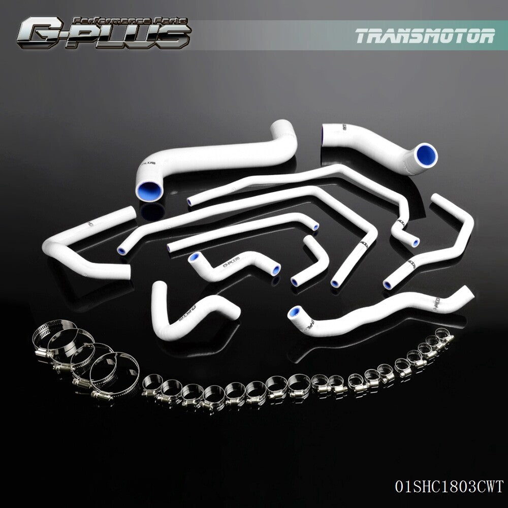 Suitable for 02-06 Impreza WRX/STi GDA/GDB EJ207 silicone heatsink hose kit, white.