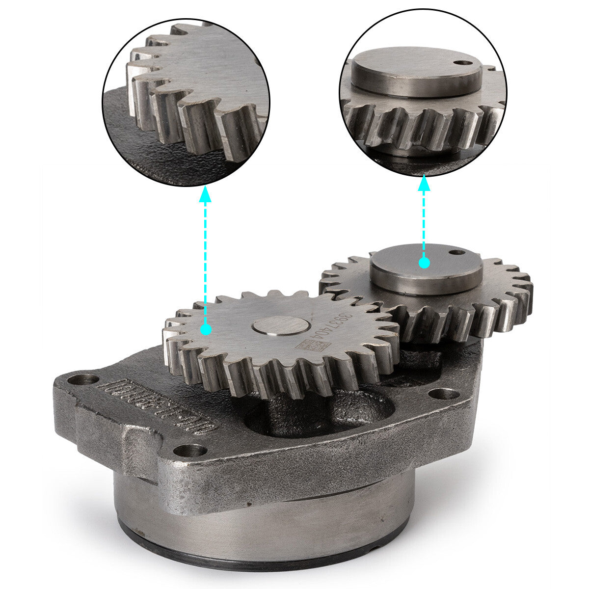 One engine oil pump, 3937404 or 4939587, suitable for 89-02 for Dodge for Ram 5.9 12V 24V.
