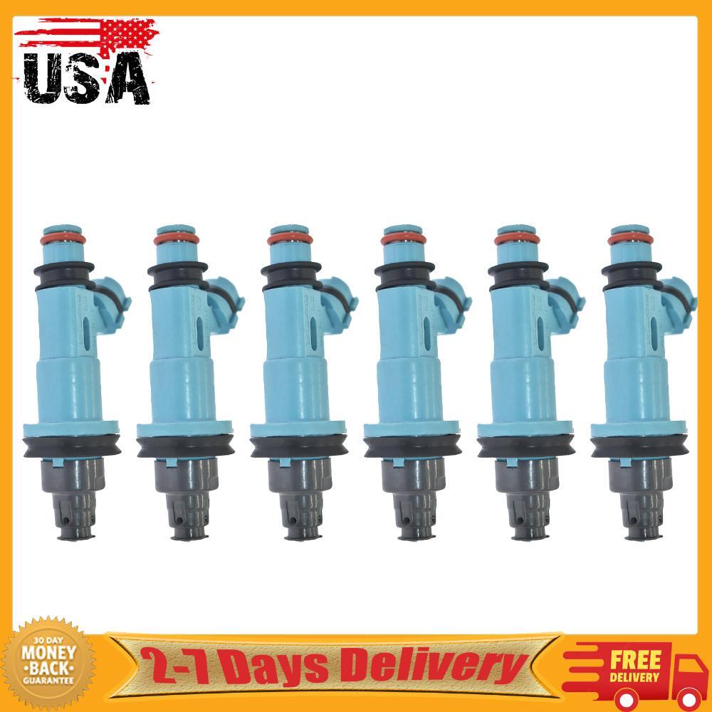 6pcs Fuel Injectors 23250-46090 for Lexus GS300 IS300 SC300 for Toyota Supra 3.0L