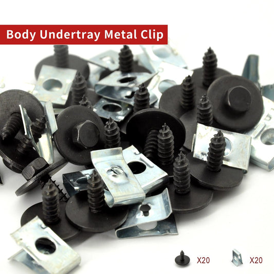 40x Teile Unterfahrschutz Unterboden Motorschutz Einbausatz Clip für for BMW 3er E46