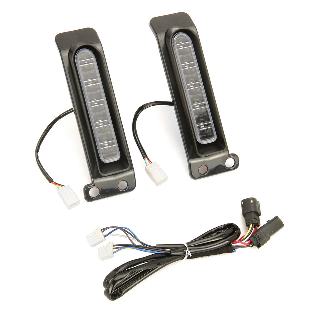 Auxiliary LED Run/Brake/Turn Lamps Rear Fender Light for Harley FLHTCU 2014-2023