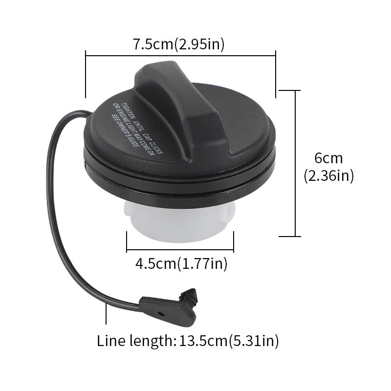 New Fuel Tank Gas Cap for Land Rover Discovery for Range Rover Sport Evoque LR138718