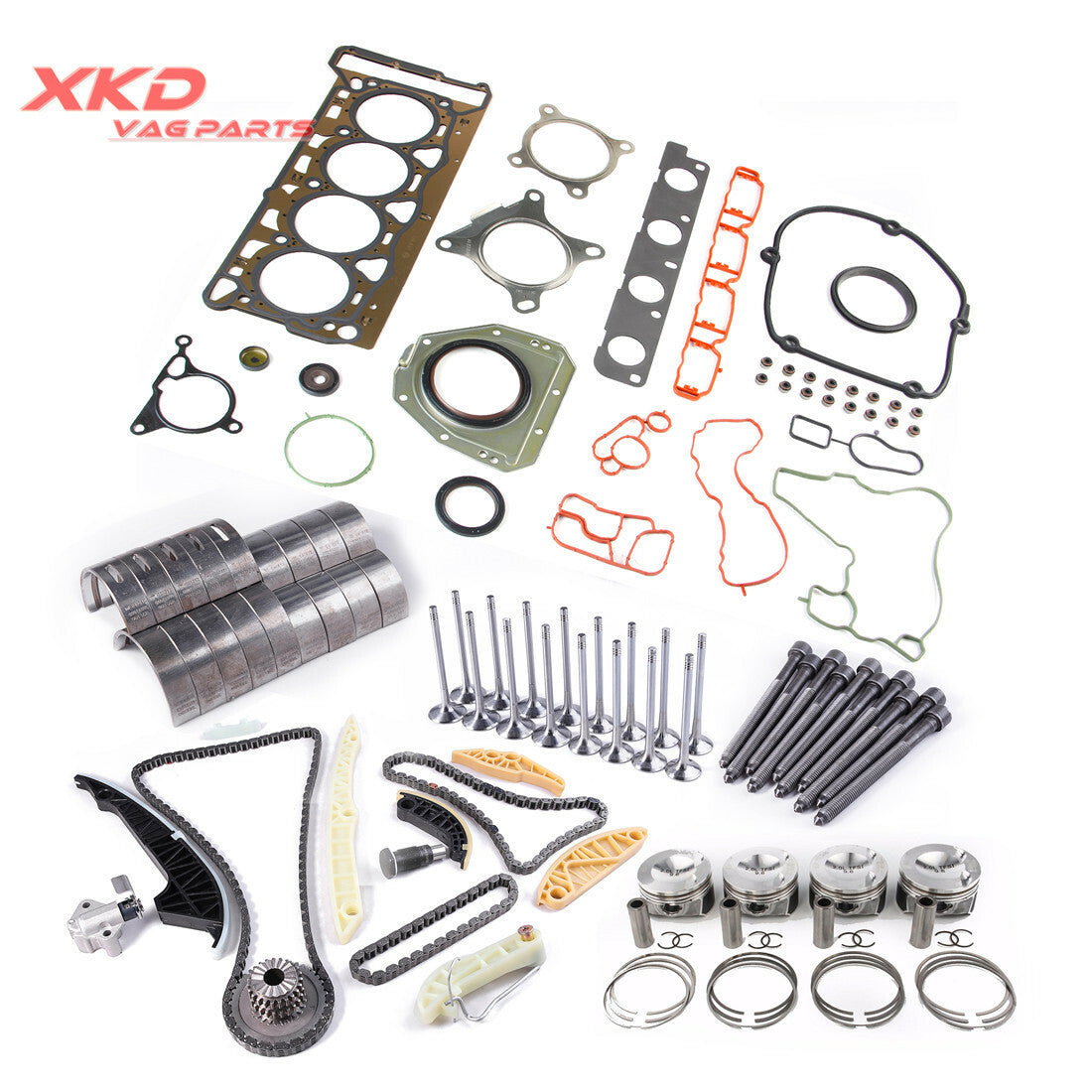 Ea888 2.0T 21mm engine major modification kit for Volkswagen for Golf , for Jetta , for Passat , for Audi A4