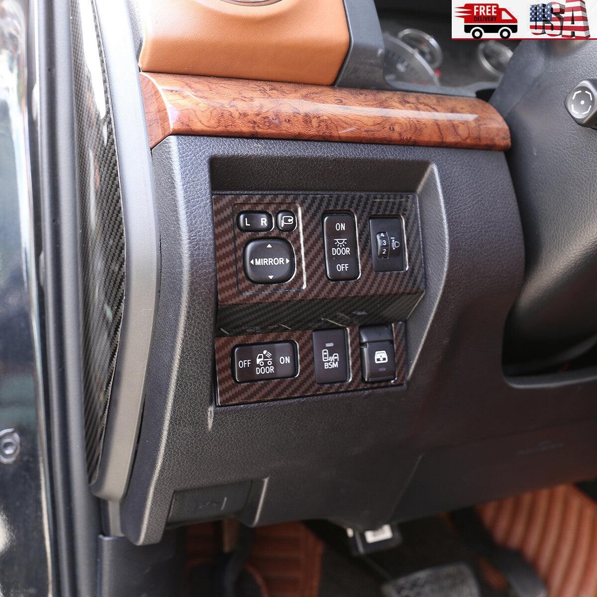 Glossy Black ABS Rear Taillight Cover Trim for Land Rover for Defender 90 110 2020+