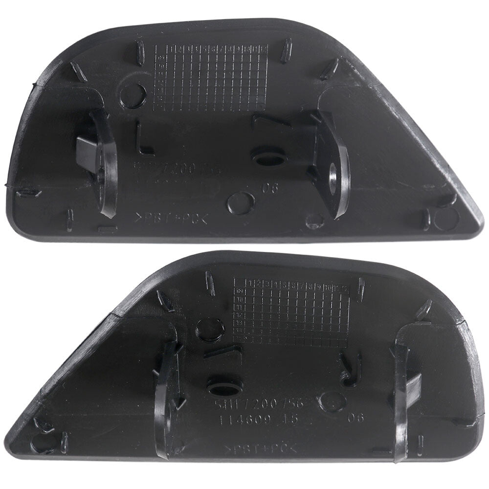 Pair HeadLamp Washer Cap Cleaning Cover Fit For 2010-2017 for BMW 5' F07 GT