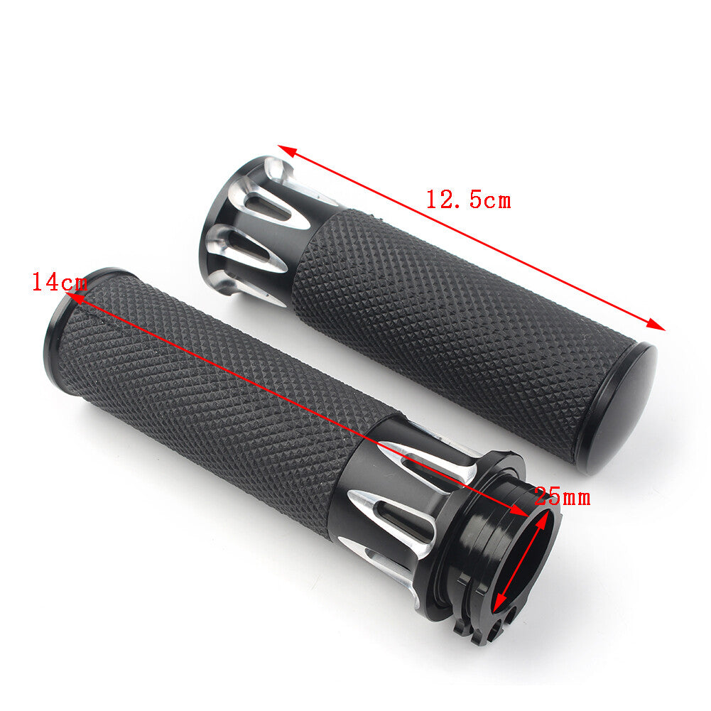 Motor 1 Handle Bar Hand Grip for Harley Touring Street Glide Softail Dyna TU5