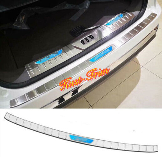 for Lincoln Aviator 2020-2022 Silver Rear Bumper Protector Sill Plate Cover Trim