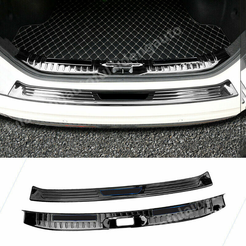 2P for Nissan Teana Altima 2019-2022 Black Rear Bumper Protect Sill Plate Cover