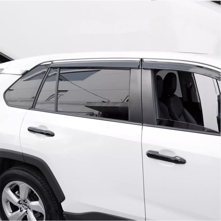 Gloss Black Front Door Handle Cover Trim for Toyota Highlander 2020-2024