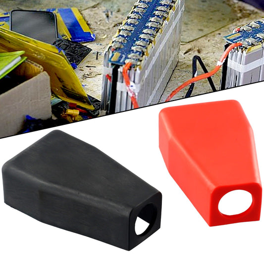 2-Piece Automotive Positive Battery Terminal Insulator Wire Connector Cover Kit