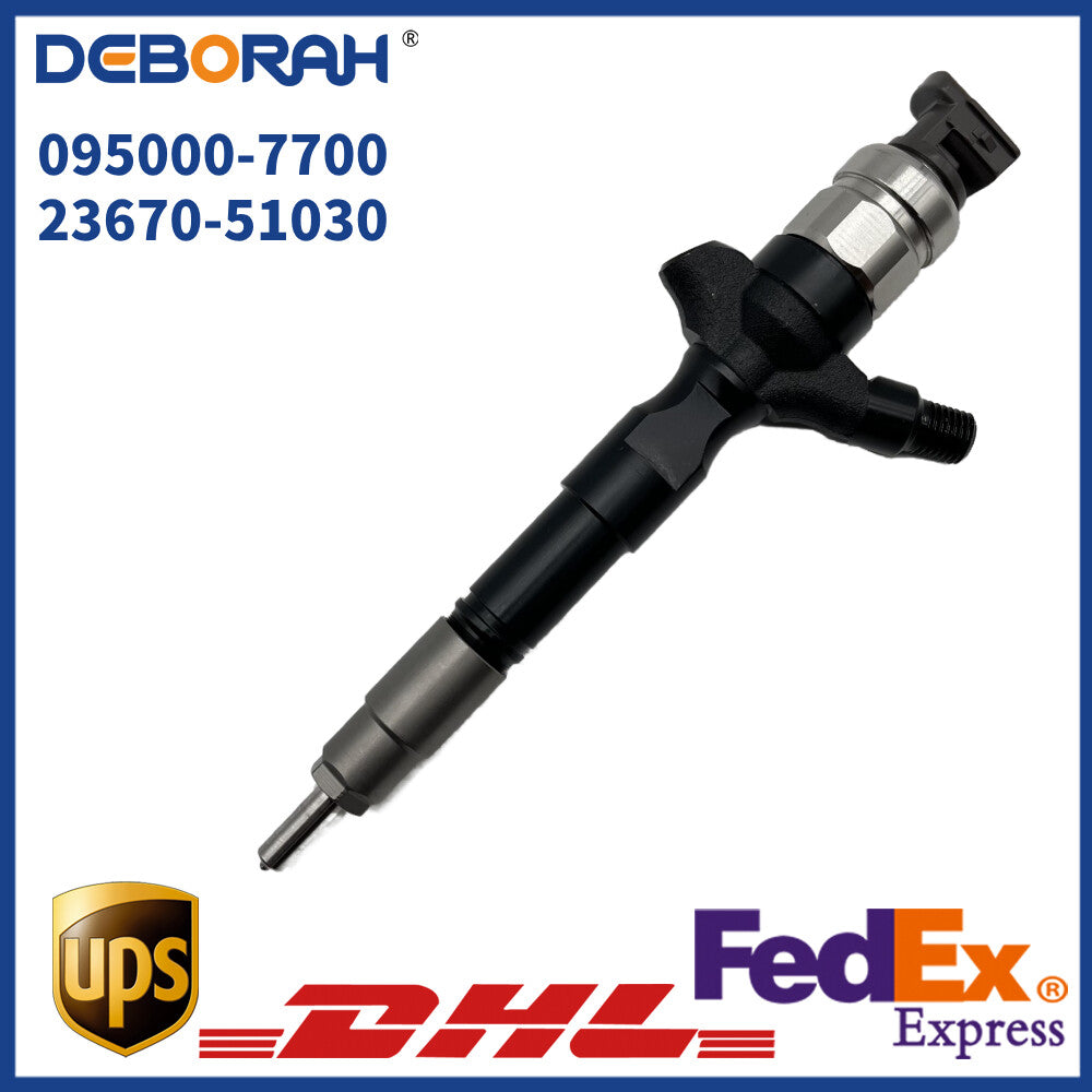 095000-7700 23670-51030 Diesel Fuel Injector for Toyota 1VDFTV for Land Cruiser