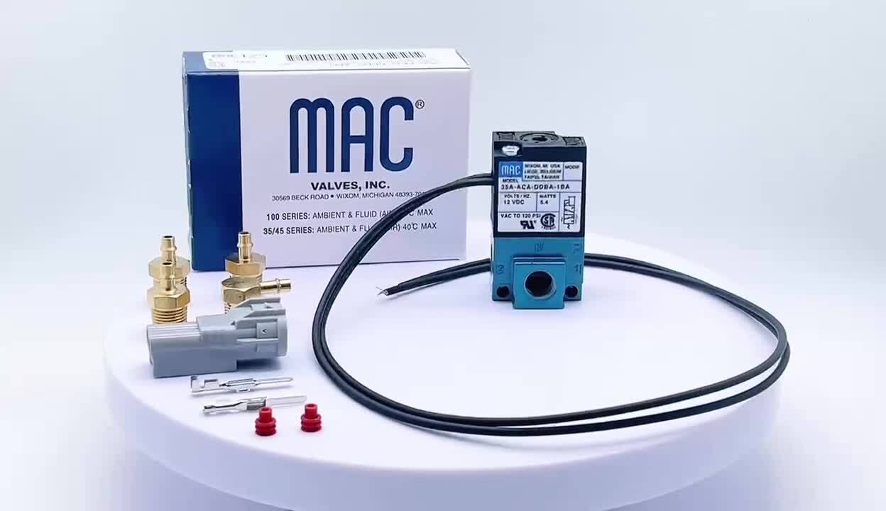 MAC 3 Port Electronic Boost Control ECU Solenoid Valve 12V 5.4W 1/8''BSPP PWM