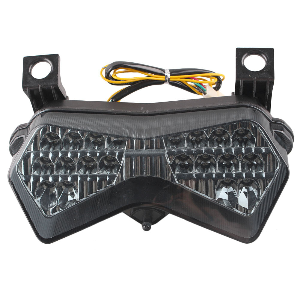 Integrated LED Taillight Turn Signals Smoke for Kawasaki ZX6R 2003-2004