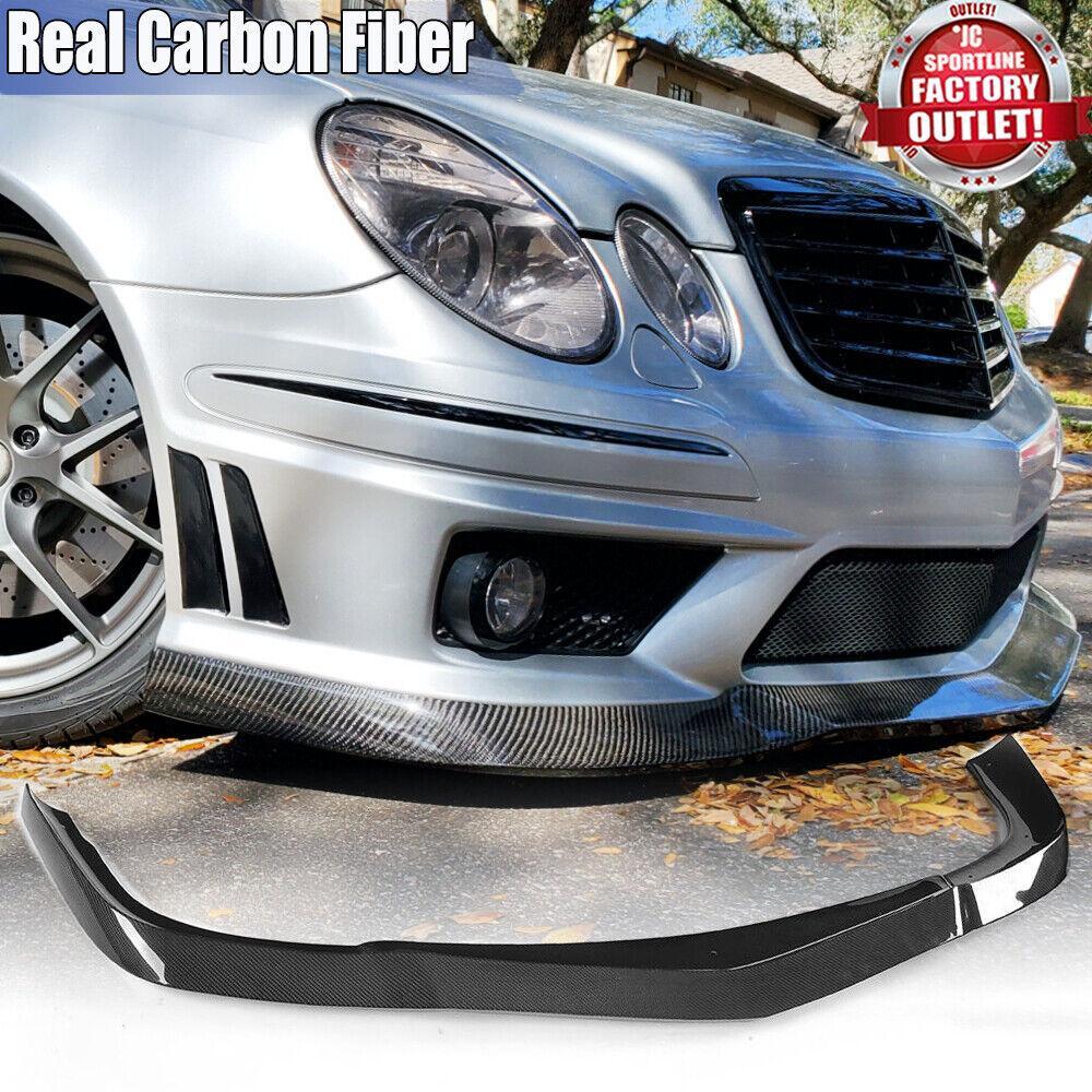 Suitable for 06-09 for Mercedes-Benz W211 E63 AMG DRY carbon fiber front bumper lip pot