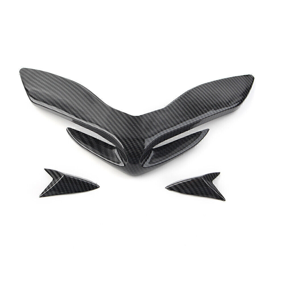 Front Beak Nose Extender Fairing Aerodynamic Winglets for Kawasaki Z900 2017-20