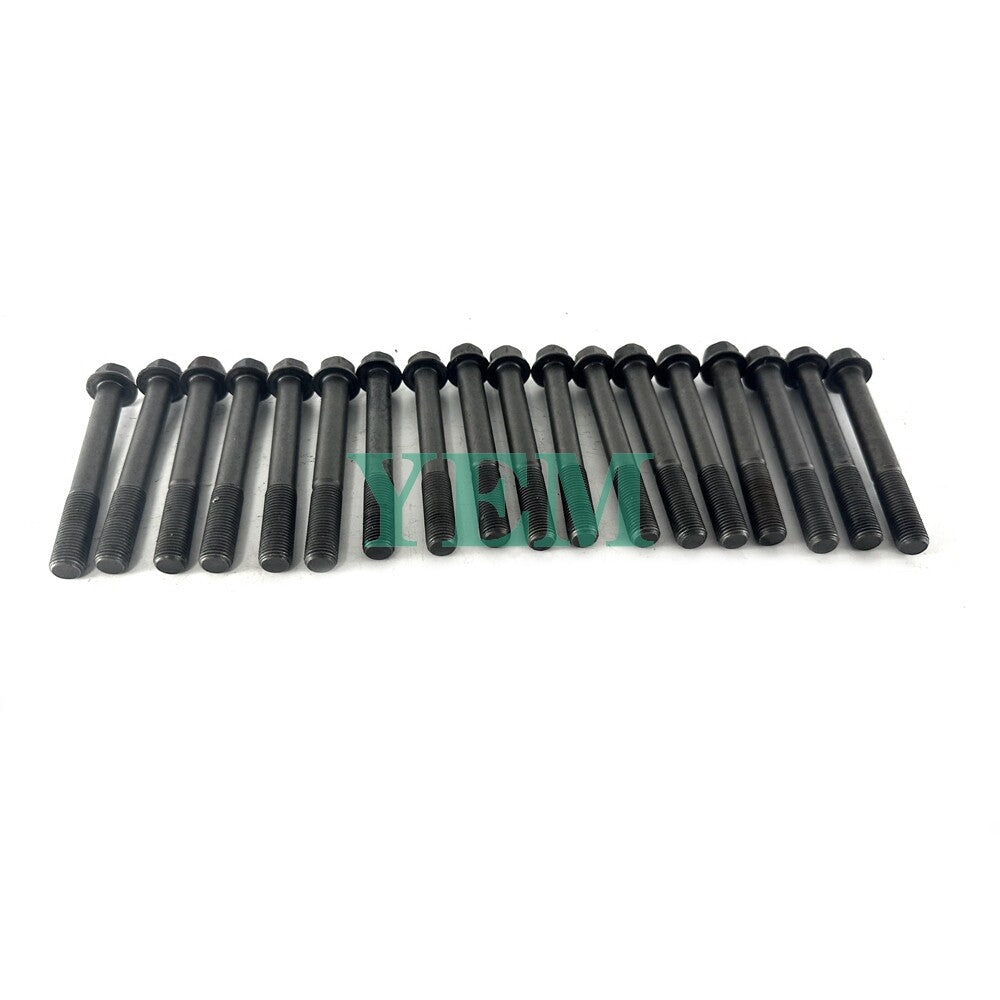 1 Set Engine Head Bolt 18pcs For Yanmar 4TNE82 Engine 4TNE82 Cylinder Head Bolt