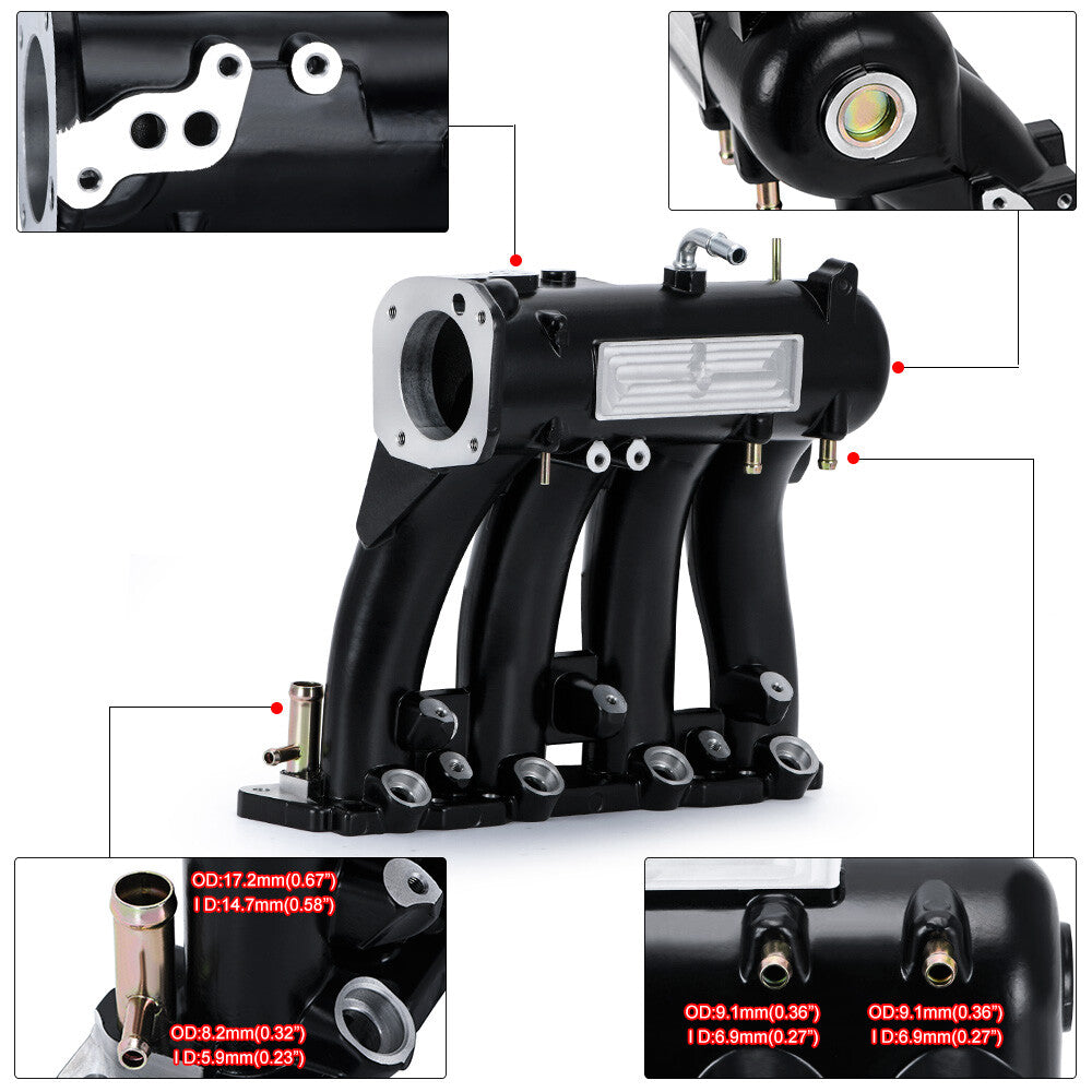 Racing D15 D16 D-Series Intake Manifold For 1988-2000 for Honda for Civic CRX Del Sol