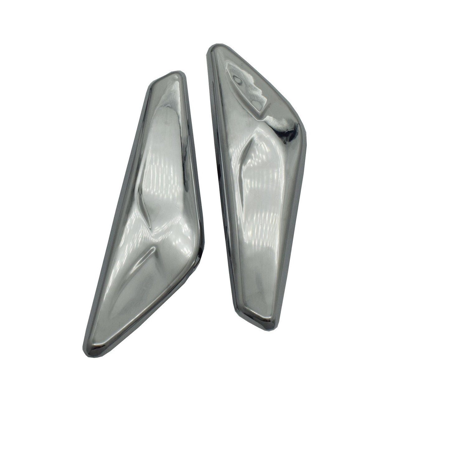 A Pair Fender Trim Finisher Chrome Front Left Right Side for BMW X3 X4 F25 F26