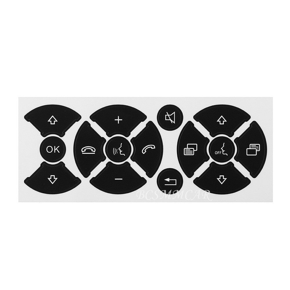 Interior Steering Wheel Sticker Decal Decor Fit for Mercedes Benz E350 2007-2014