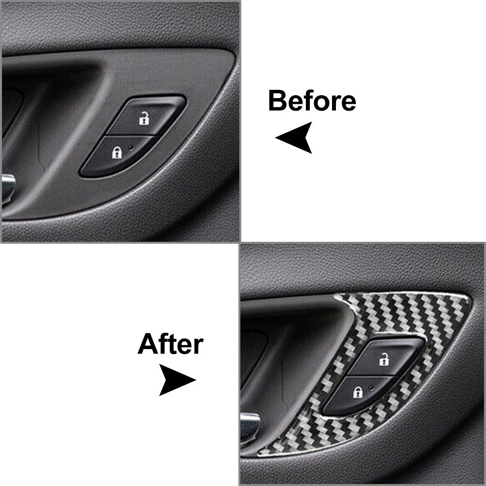 2 Pcs Car Door Switch Panel Cover for Chevrolet Equinox 2017-2022