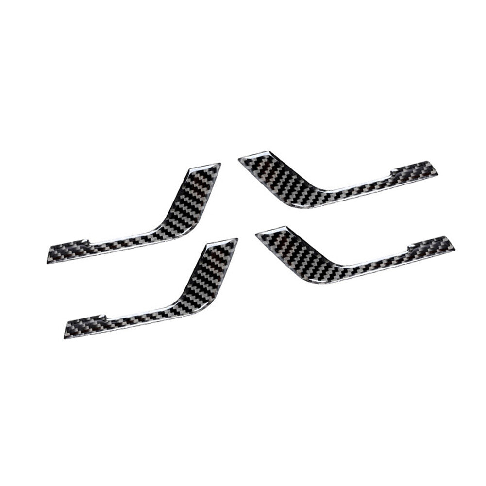 4Pcs Carbon Fiber Inner Door Handle Cover Trim for Toyota Highlander 2008-2013