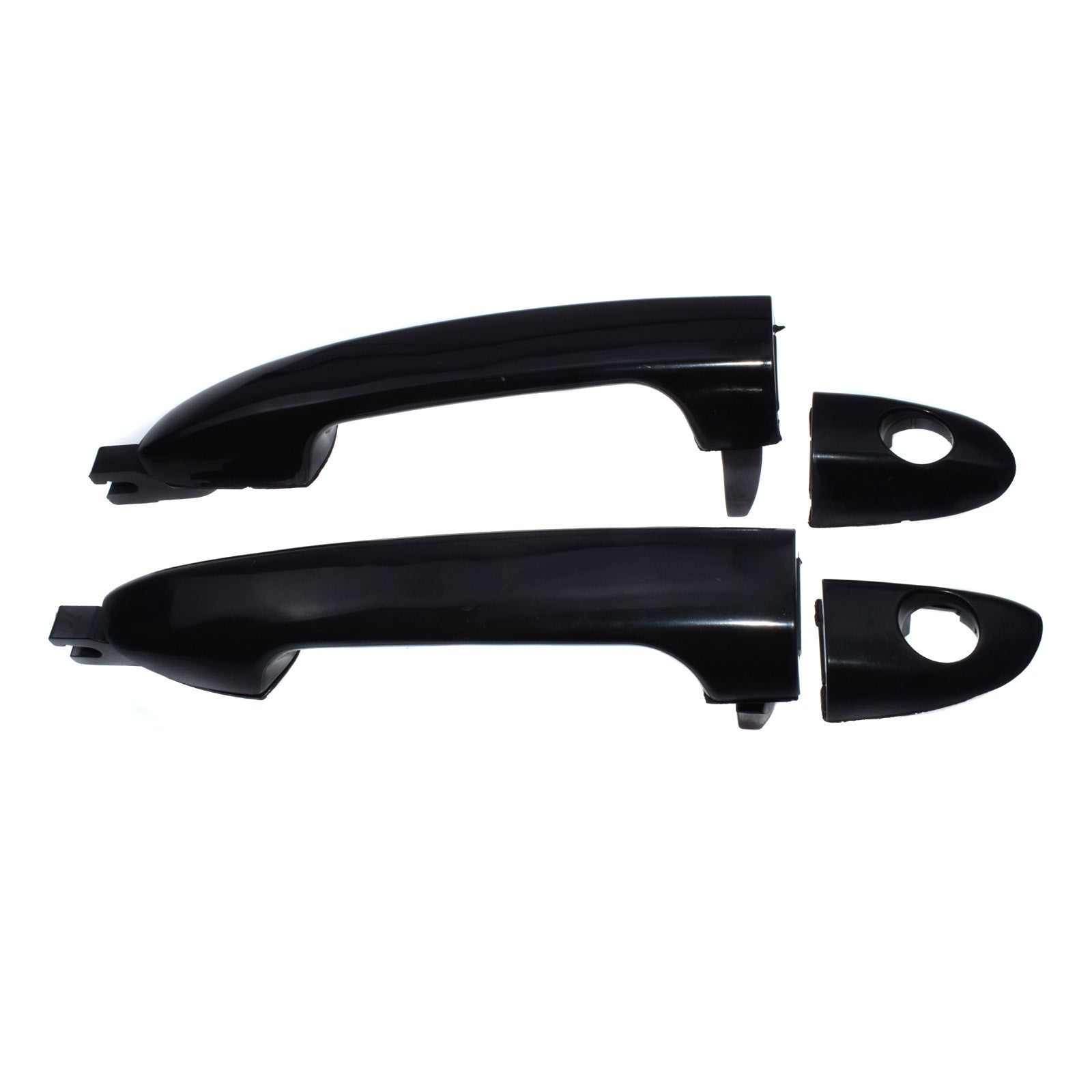 2-Piece Exterior Door Handle Set (Front Left and Right) for Kia 2004-2009 Spectra Spectra5