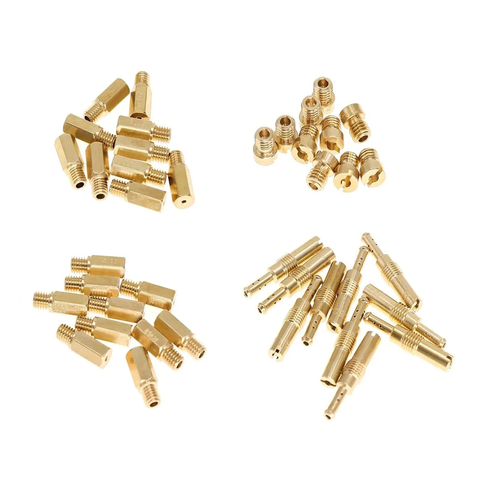 40x Carburetor Main Slow Pilot Jets Kit For Keihin CV CVK CVVD FCR PWK VA Reapir
