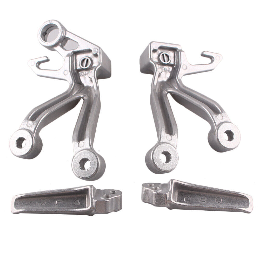 1x Rear Passenger Footrest Foot Pegs Brackets for Suzuki GSXR 1000 2003 2004 K3