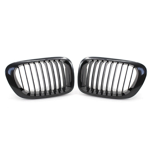 2pcs Front Kidney Bumper Grille fits for BMW 3 Series E46 M3 Coupe/Cabrio