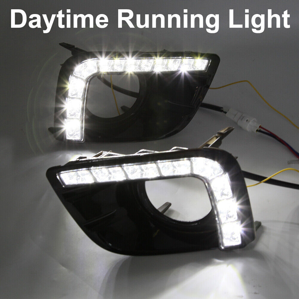 LED DRL Daytime Running Light Fog Lamp for Toyota for Land Cruiser Prado 2010-2013