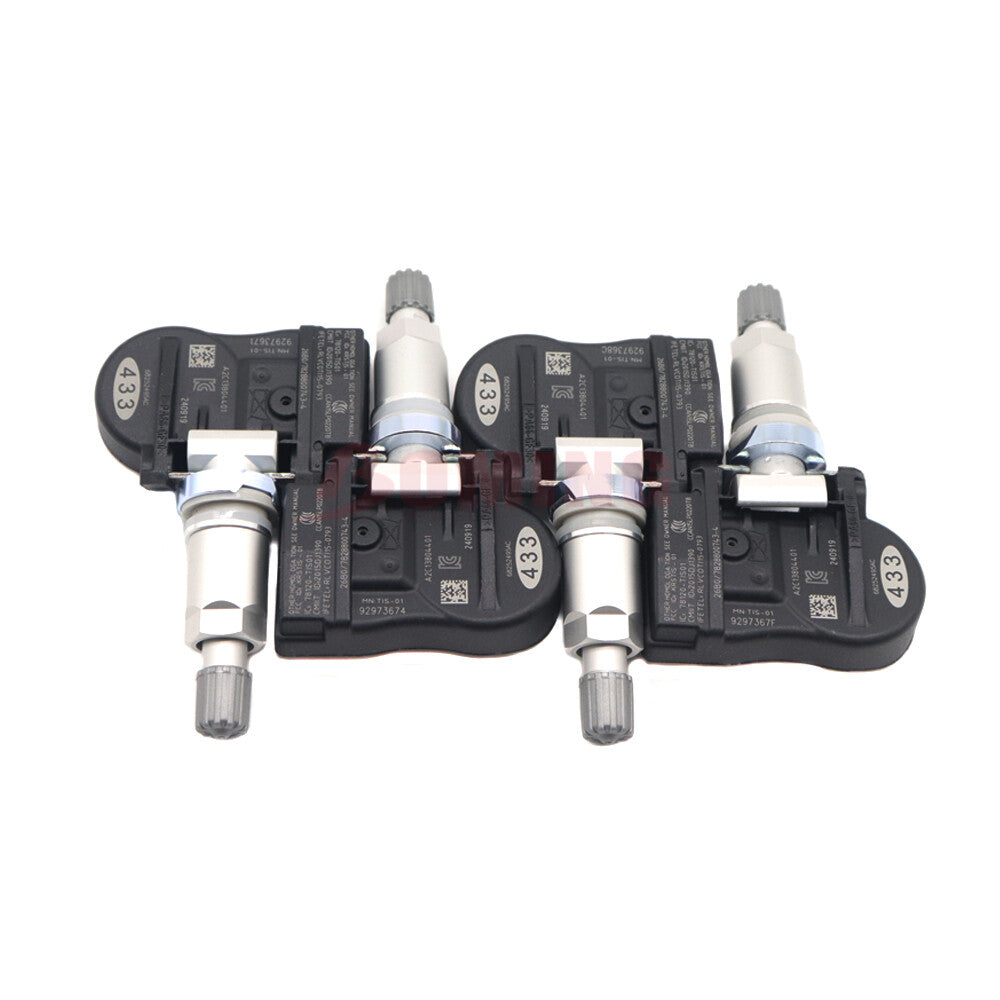 4X Tire Sensor for Jeep Grand Cherokee TPMS Sensor SRT 68252495AC 68252495AB