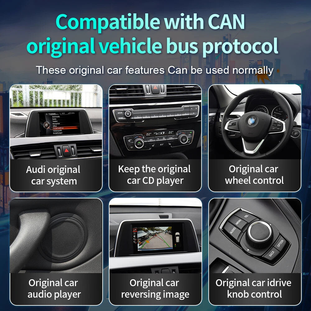 for BMW for X5 E70 X6 E71 2007-2013 Car Radio Android CarPlay GPS Multimedia Player