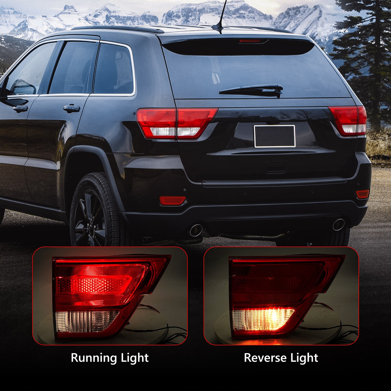 Suitable for 2011-2013 for Jeep Grand Cherokee interior taillight assembly drive left