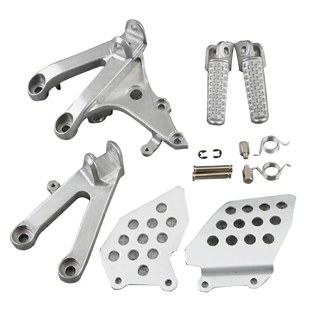 Front Foot Pegs Footrest Bracket Kit for Honda CBR 600 RR F5 2007-2011 2008 2009