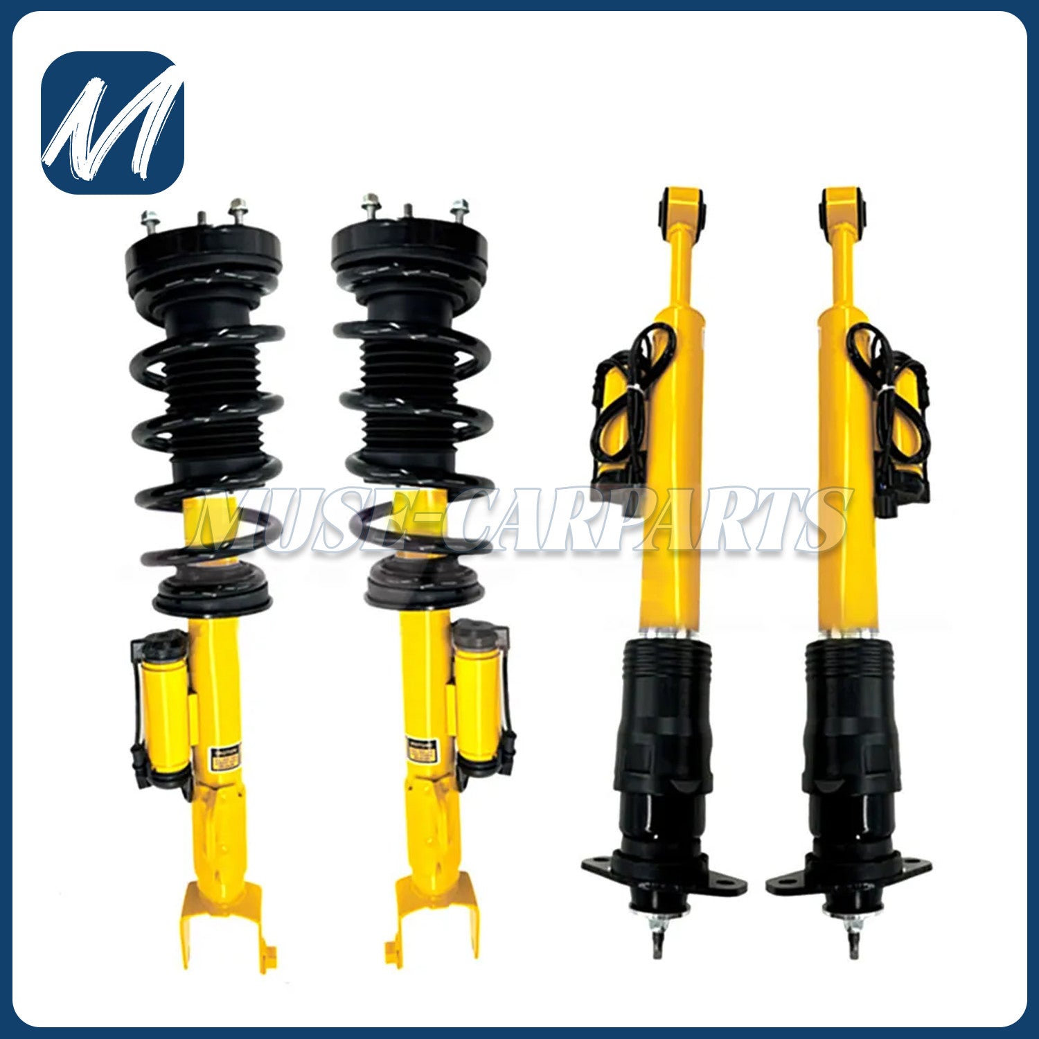 A pair of front shock absorber struts with active damping are suitable for the for Chrysler 300 CS SRT8 2012.