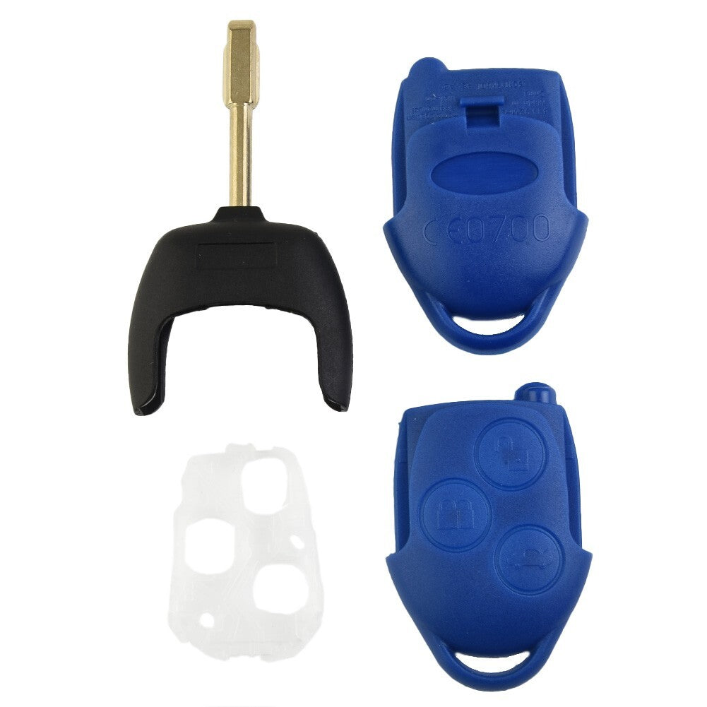 Key fob protective case, 3-button blue remote control protective cover for Ford Transit-MK7 2006 - 2014