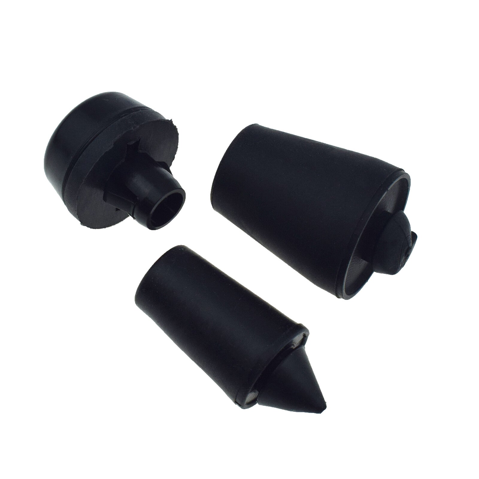 3 Pcs Rear Door Damping Stopper Rubber Buffer Grommet for Toyota RAV4 2006-2012