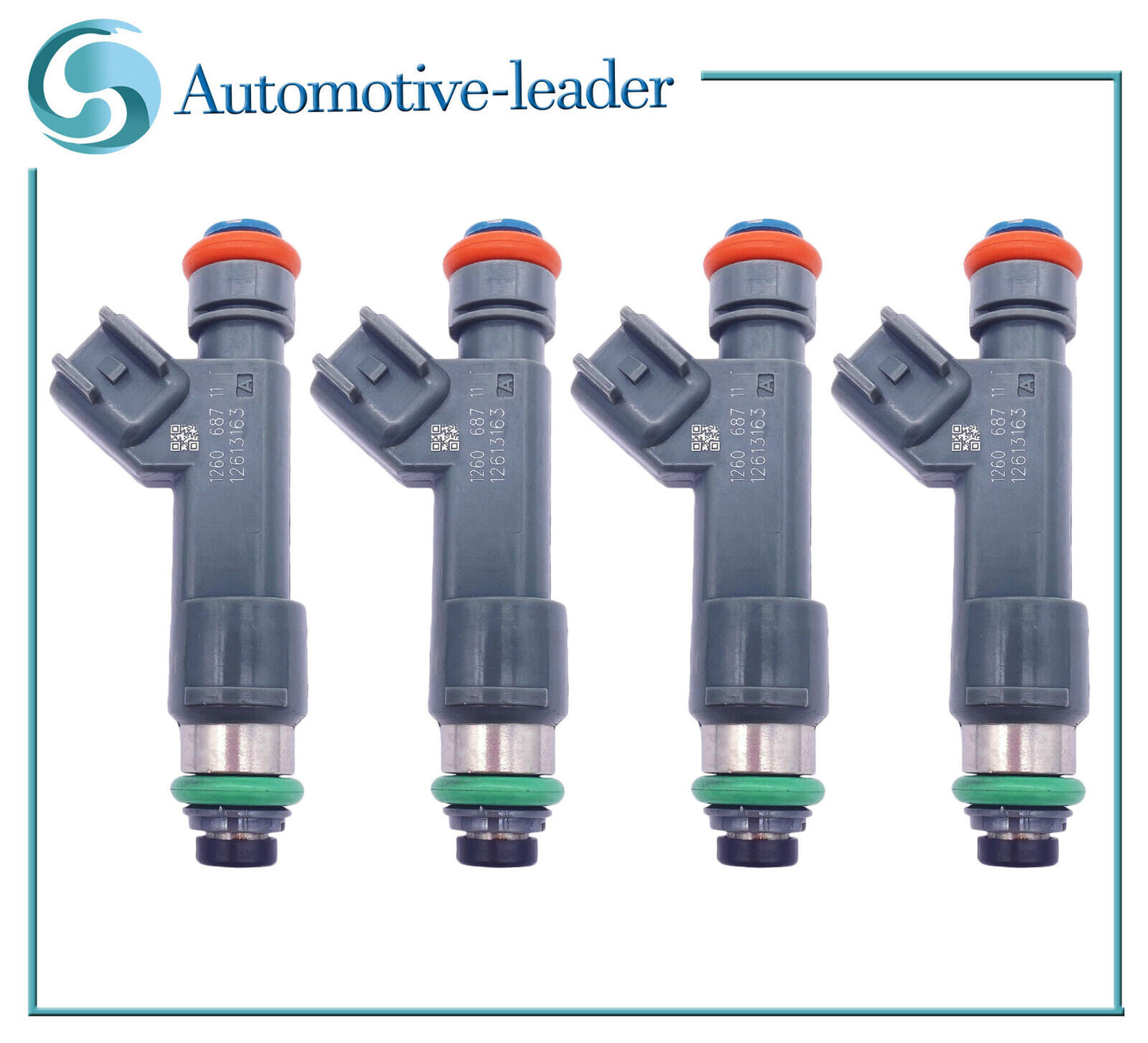 4X Fuel Injector for Chevrolet 2009-2011 HHR 2010-2012 Malibu 2.2L 2.4L 12613163