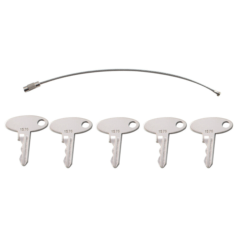 5pcs Ignition Keys 1570 Fit for Ford Shibaura Terramite Yushin Tractor Equipment