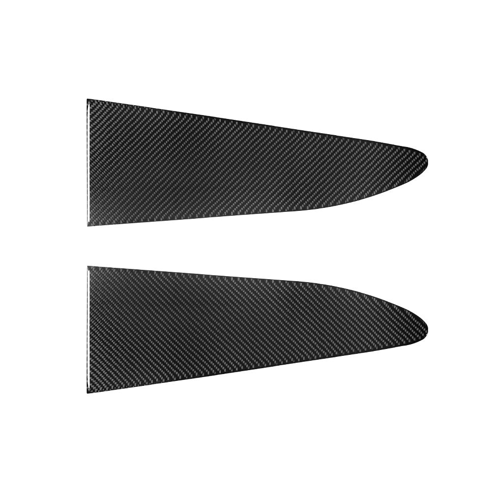 2Pcs Carbon Fiber Center Side Front Frame Cover Trim for Dodge Durango 2014-2020